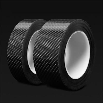 5D Highlight Car Self-Adhesive Carbon Fiber Crash Bar Threshold Non-Slip Strap Car Protection Sticker Carbon Fiber Tape