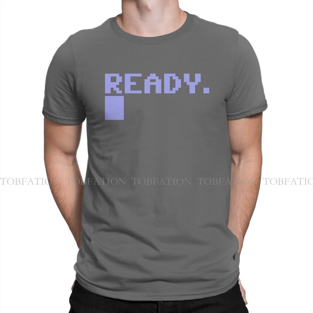 ZX Ready Essential Commodore 64 Men T Shirt Cotton Punk Crewneck TShirt Harajuku Streetwear