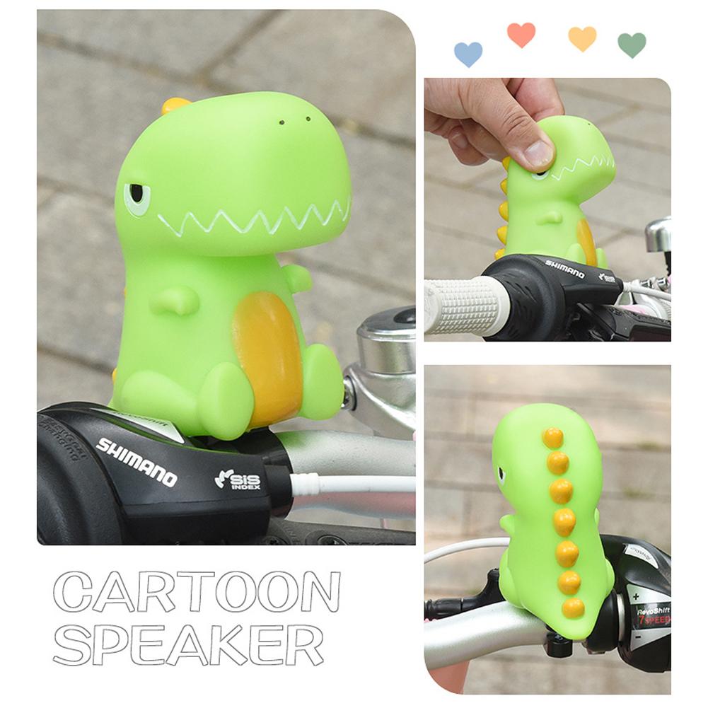 Cartoon Dinosaurs Bike Handlebar Decor Air Horn Children Bicycle Bell Bicycle Accessories #468129