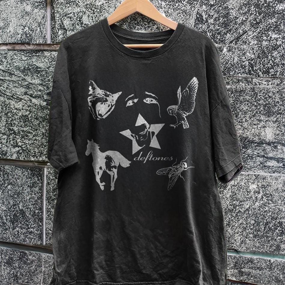 Deftones Band Album Black T-shirt Size S-5XL L