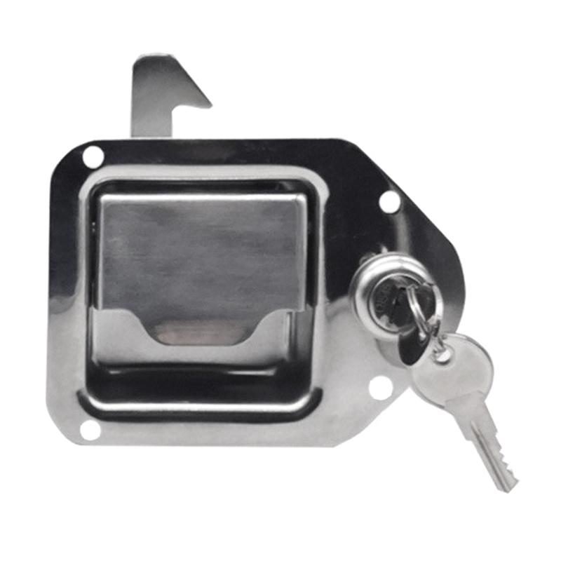 Tool Box Latch Stainless Steel Tool Box Lock Easy Installation Compatible Compact for Trailer Door RV Campers Truck
