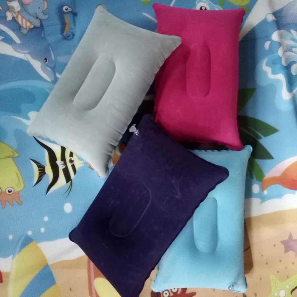 Soft Inflatable Pillow Fit Outdoor Hiking Camping Traveling Tent Accessories