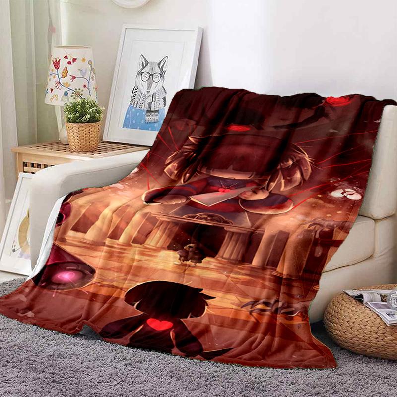 Underground Legend Game Sofa Bed Blanket Super Soft Warm U-Undertale Sans Funny 3D Print Blanket Cover Fleece Throw Blanket