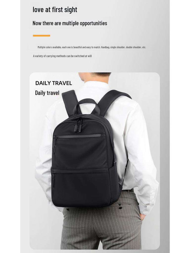 Large Capacity Japanese-Korean Schoolbag with Logo – Simple, Versatile Backpack for Women, Ideal for Travel and Outdoor Activities