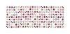 Tenugui Hand Cotton Made in Japan Cookies Niwa-zome (Japanese Towel) - Chū-sen (Dyed) - 100% - -