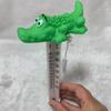 Floating Pool Temperature Gauge Crocodile Shape Floating Water Monitoring Tool Children Bath Temperature Gauge for Pool Outdoor