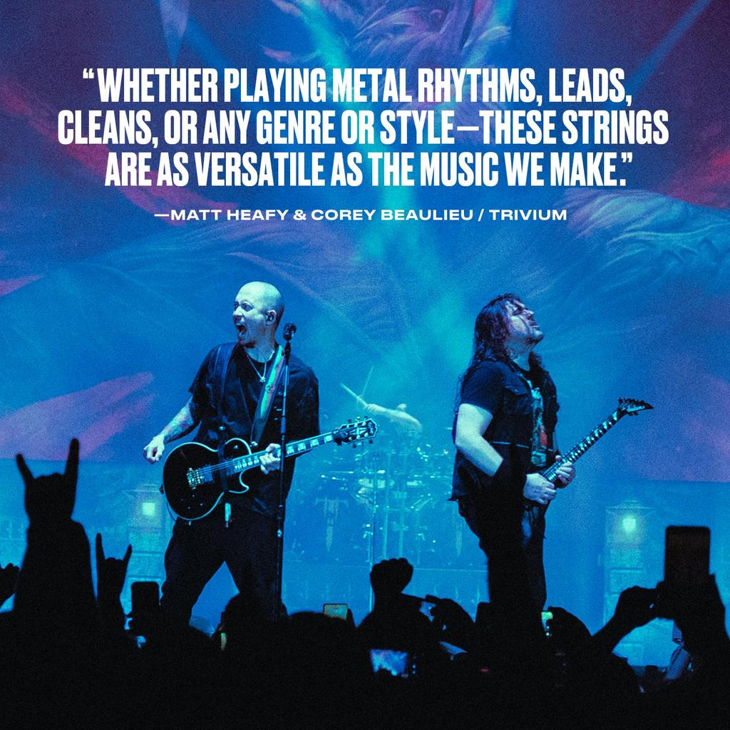 Jim Dunlop Trivium String Lab Series Guitar Trivium Signature Electric Guitar TVMN10637 Strings, 7-String Strings,