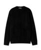 NODU Soft Henley Neck Round Long Sleeve Knit [Black]