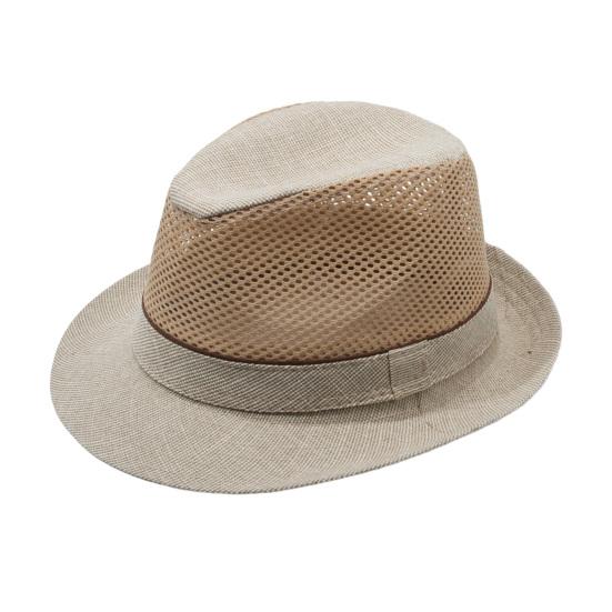

Sun Hat Wide Brim Breathable Hole Summer Jazz Hat with Full Neck Coverage Imitation Linen Outdoor Travel Cycling Hat 60 cm A