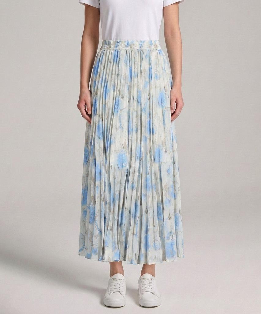 MESENSE Pleated Print Long Skirt_Mb35Sks307Z