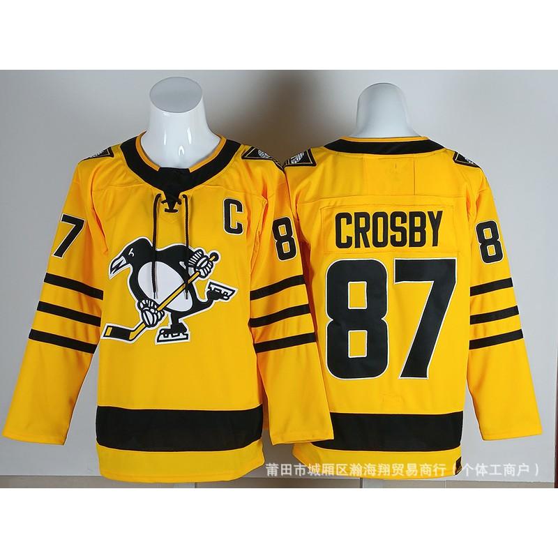 Herren Eishockey Trikot Pittsburgh Penguins 87 71 58 Gestickte Team Uniform Erwachsenen Wintersport