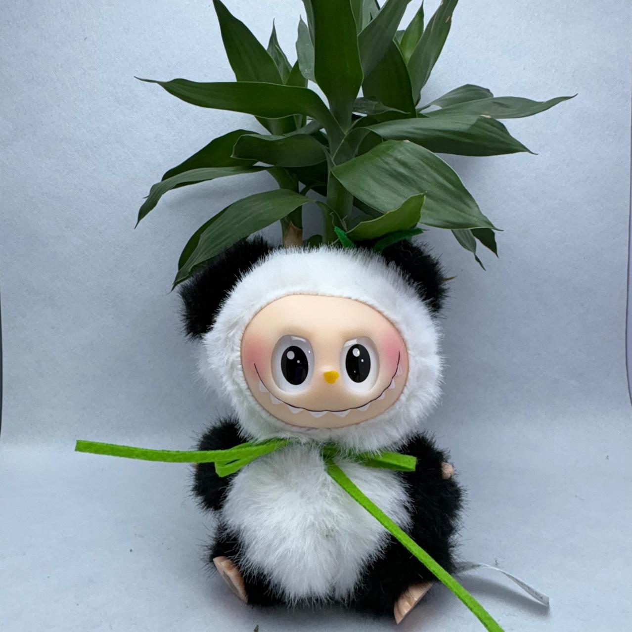 

2025 Новая виниловая кукла Панда из ПВХ, сюрприз-бокс, мультяшный милый кулон для рюкзака, для женщин и девочек, для подарков LP01