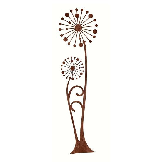 

Ржавый Колышек Одуванчик Металлический Цветок Садовый Колышек Украшение Двора Наружный Декор Колышек Одуванчик для Двора Газона Садовой Дорожки A