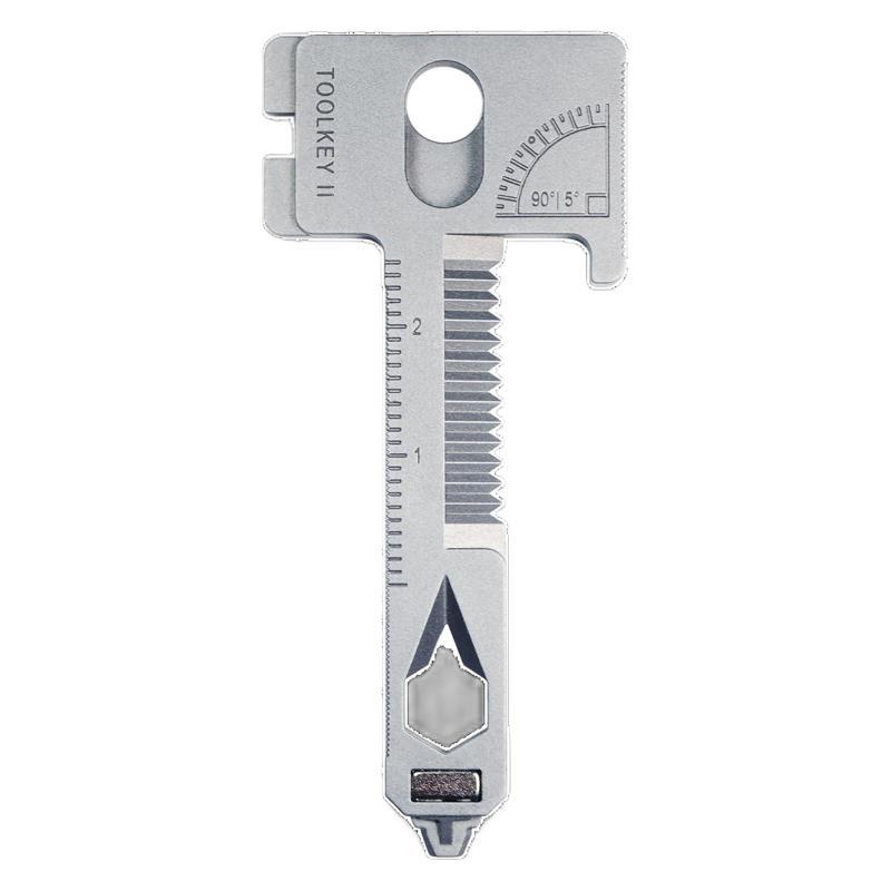 17-in-1 Multi-Tool Keychain, Military Steel Card Tool with Screwdrivers & Bottle Opener, EDC Survival Gear