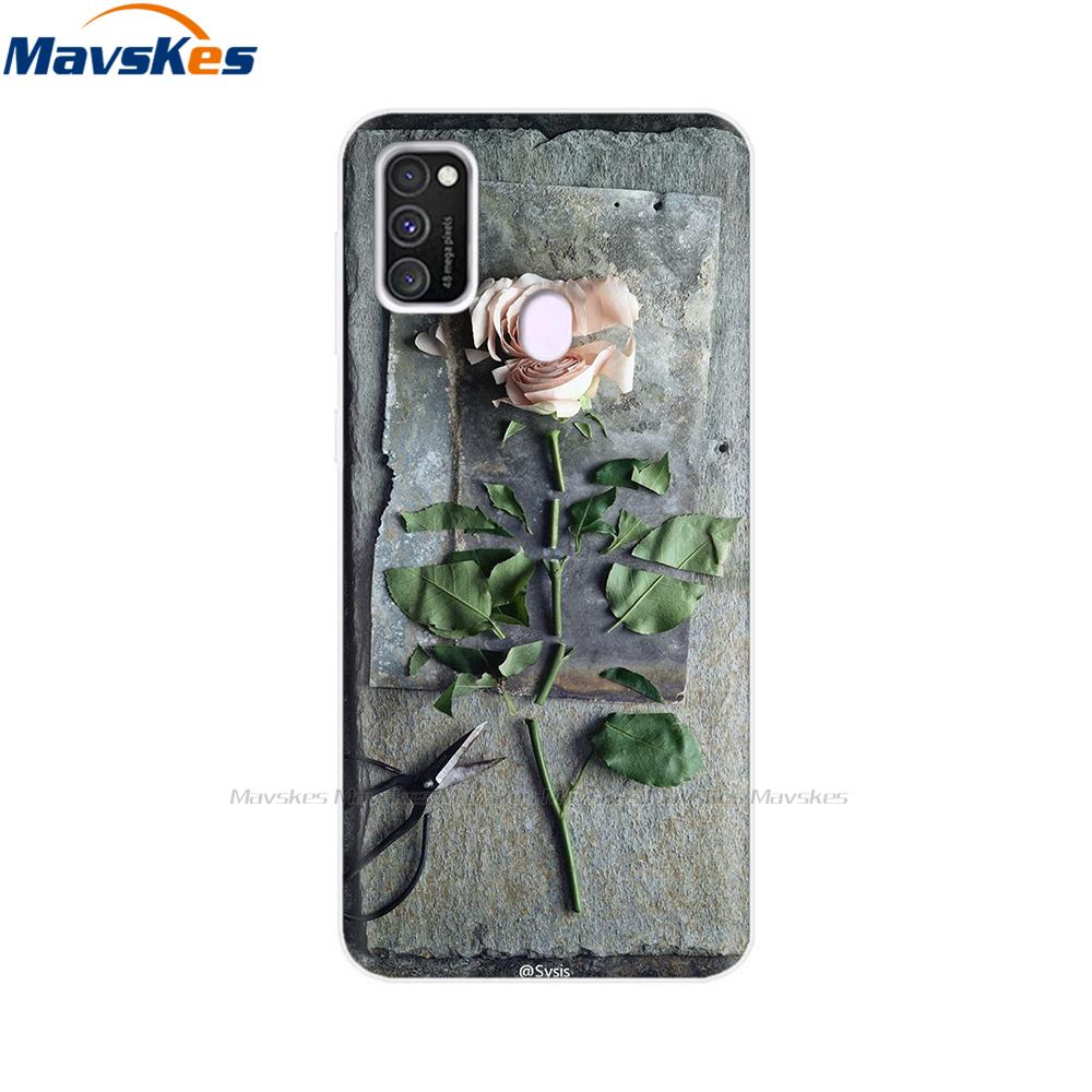 For Samsung Galaxy M21 Case Back Cover Soft Silicone TPU Phone Case For Samsung Galaxy M20 M21 M30 M30s M31 Case Cover Bumper