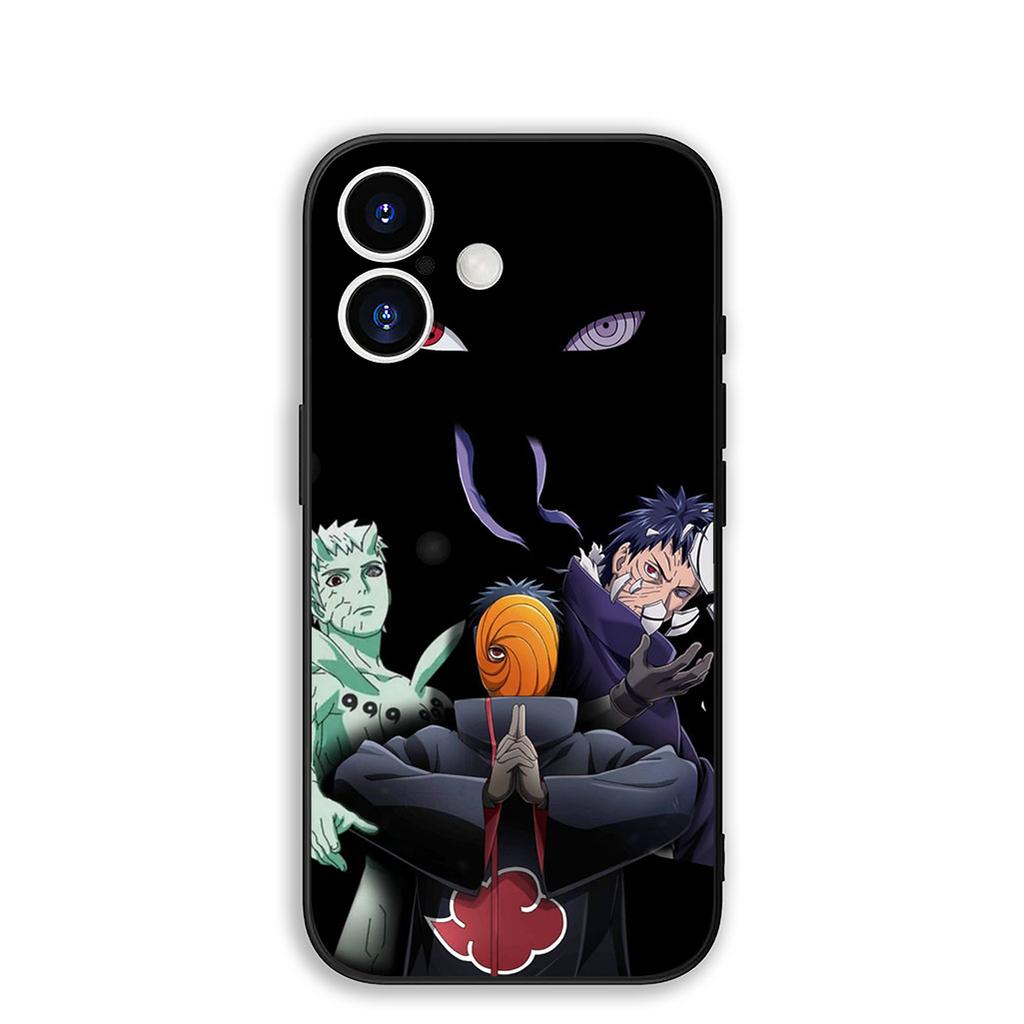 Cover for Apple iPhone 16 15 14 11 Pro Max 6 7 8 Plus + SE2 SE3 SE 2022 2020 8+ Phone Case Obito Narutos Itachi Uchiha Tobi