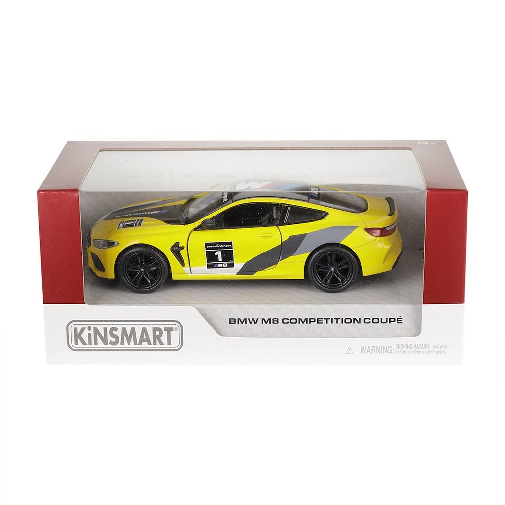Model 1:38, BMW M8 Competition Coupe, żółty