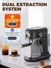 Coffee Machine MK-601F Four In One, Cappuccino Coffee Machine Dolce Gusto Nes Capsule Espresso Machine ESE Pod Grinding Gift for Lover, Dad, Mom