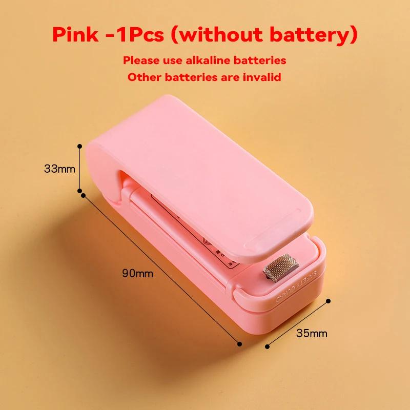 Mini Heat Bag Sealing Machine Package Sealer Bags Thermal Plastic Food Bag Closure Portable Sealer Packing Kitchen Accessories