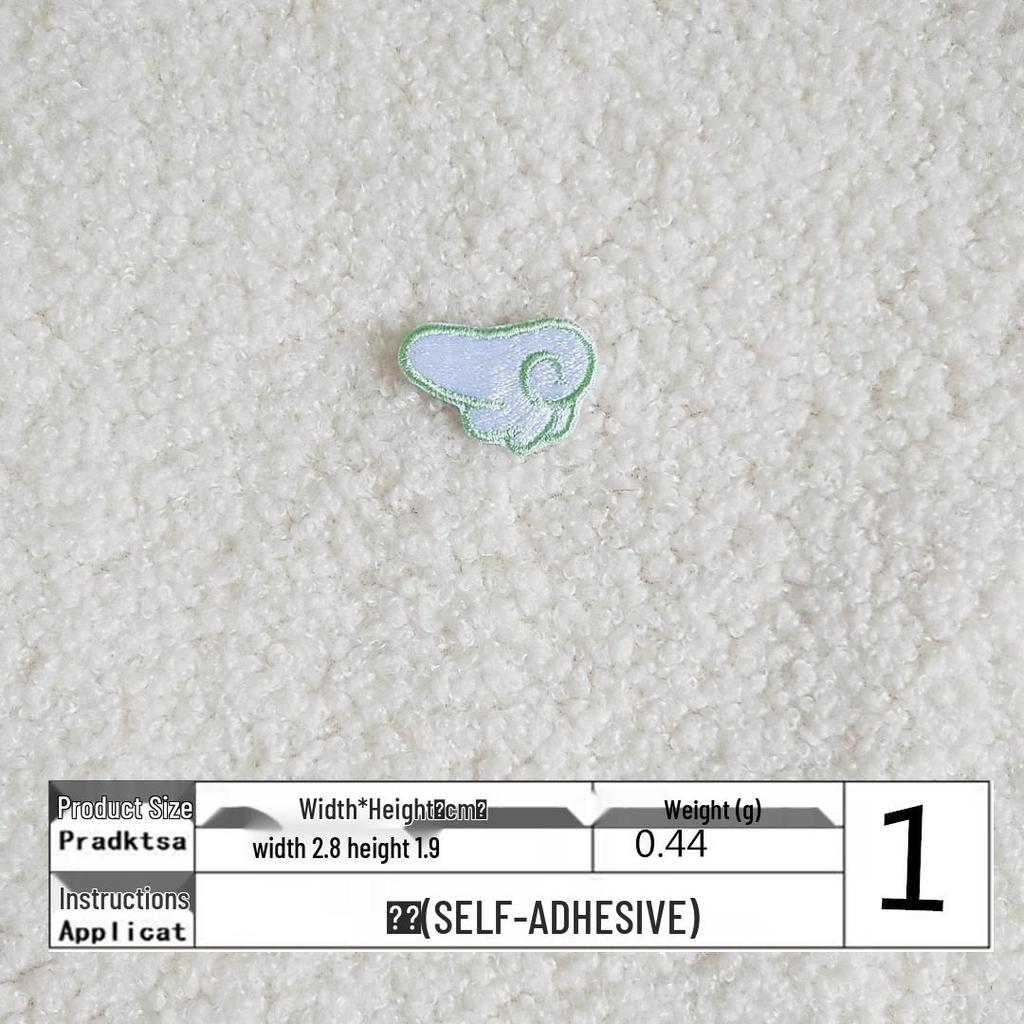 DIY Self-Adhesive Embroidered Wing Patch for Clothing and Bags