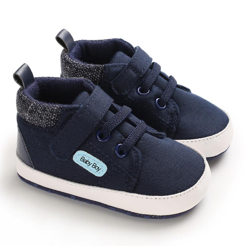 Spring & Autumn Soft Sole Canvas Baby Walking Shoes (0-1 Year, Non-Slip)