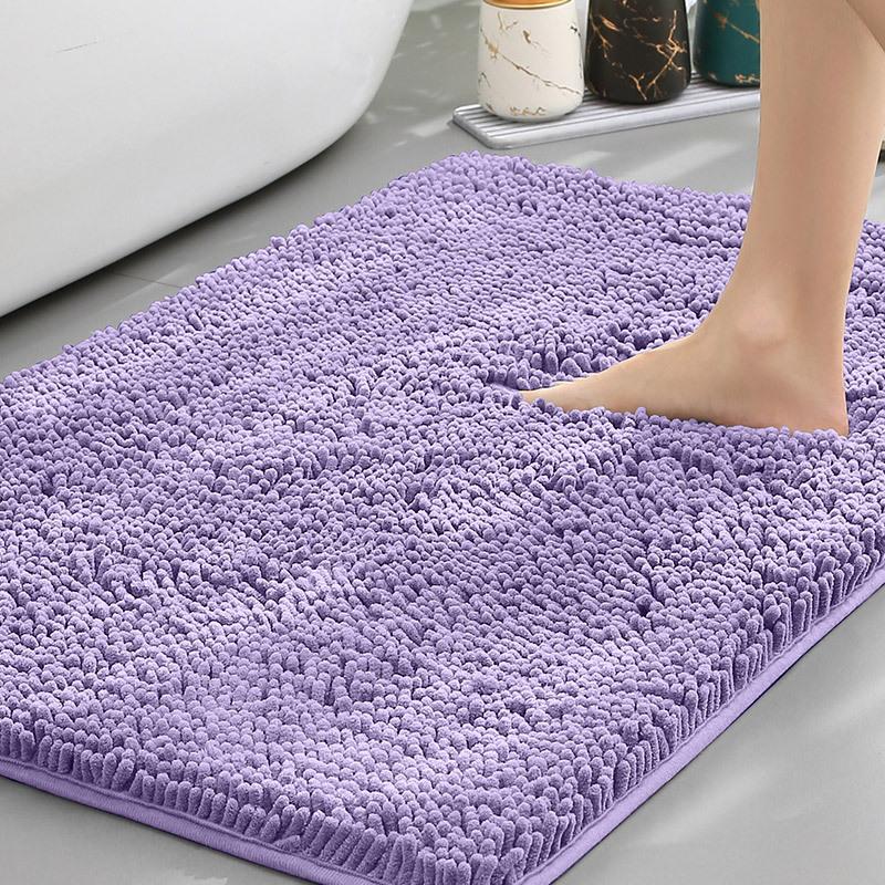 Chenier Teppich, Badezimmerbodenmatte, Rutschfester Teppich, Saugfähige Badematten