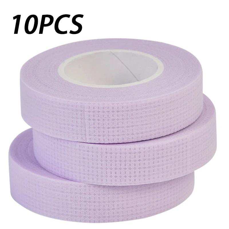5/10pcs Micropore Lash Tape Breathable Medical Paper Tape Eyelash Extension Patch PE Non-woven Cloth Adhesive Lashes Makeup Tool