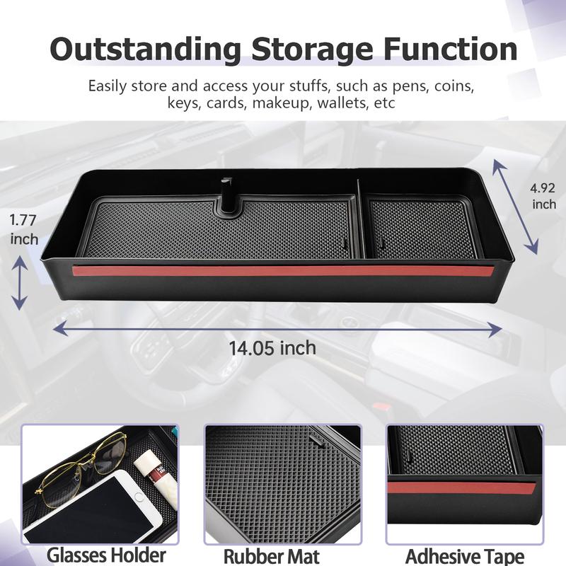 Center Console Dashboard Storage Box For GMC Hummer EV -2025 Dash Board Behind Screen Organizer Phone Holder Car Accessories