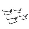 4PCS Heavy Duty Shovel E Track Hook Enclosed Design Multifunctional Steel E Track J Hook for Truck