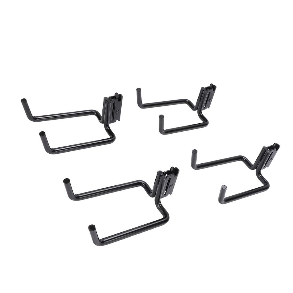 4PCS Heavy Duty Shovel E Track Hook Enclosed Design Multifunctional Steel E Track J Hook for Truck