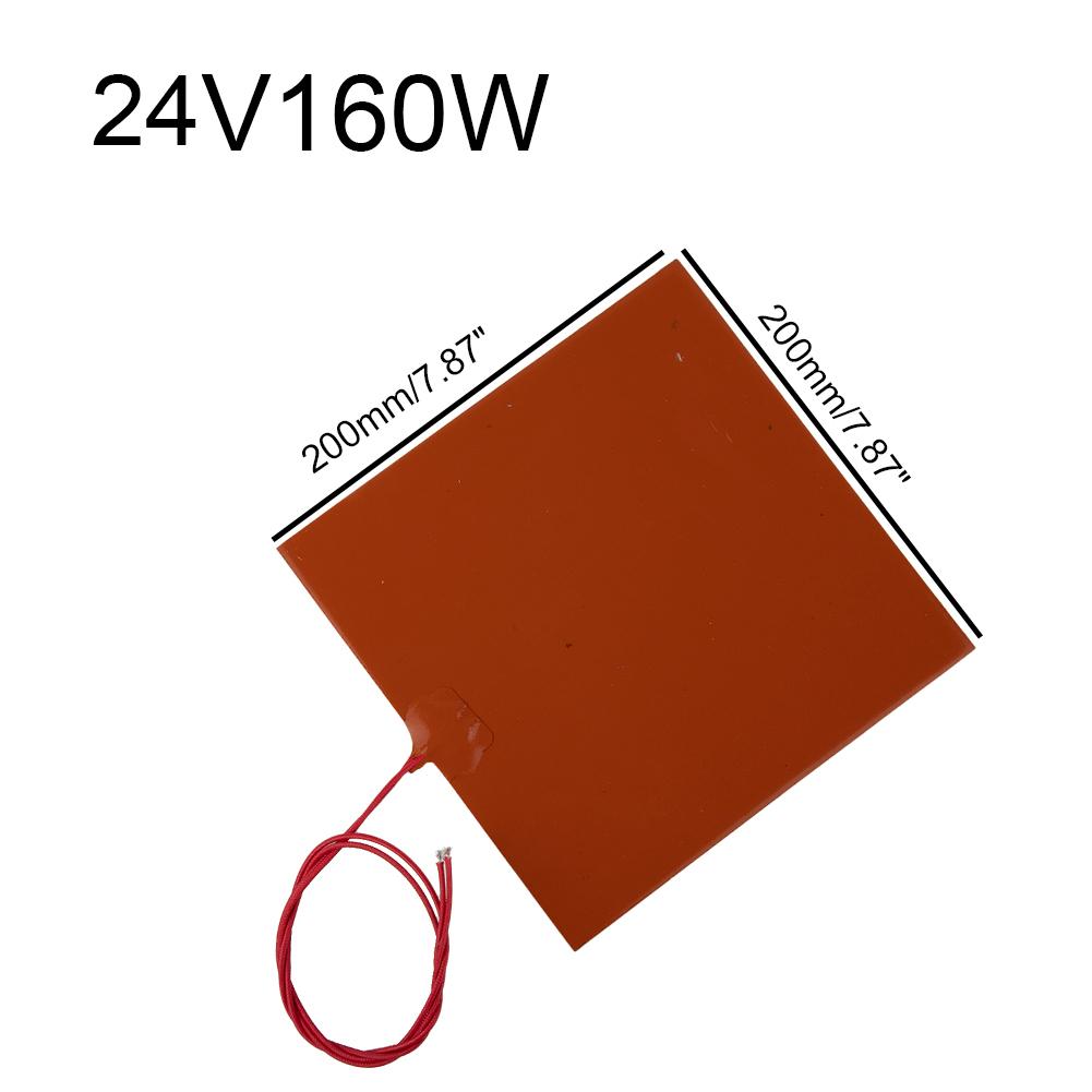 12/24V Elektryczna Silikonowa Mata Grzewcza Elastyczna Spirala Grzewcza 150mm Podkładki Grzewcze Płyta Grzewcza Stabilna/Wysokotemperaturowa