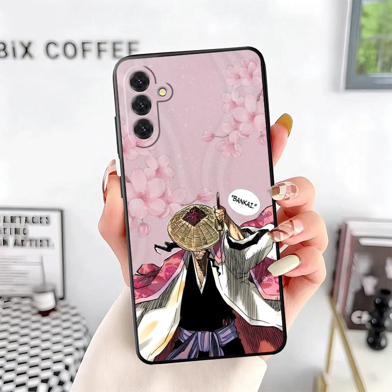 Bleach Kyoraku Shunsui Soft Phone Case for Samsung A17 A37 A57 A16 A26 A36 A56 A15 A25 A35 A55 A14 A24 A34 A54 A13 A23 A33 A53 A
