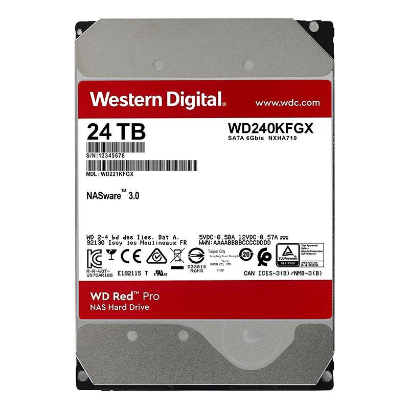 WD Western Digital NAS-Compatible Mechanical Hard Drive 2TB/4TB/8TB/10TB/16TB, 3.5-inch SATA