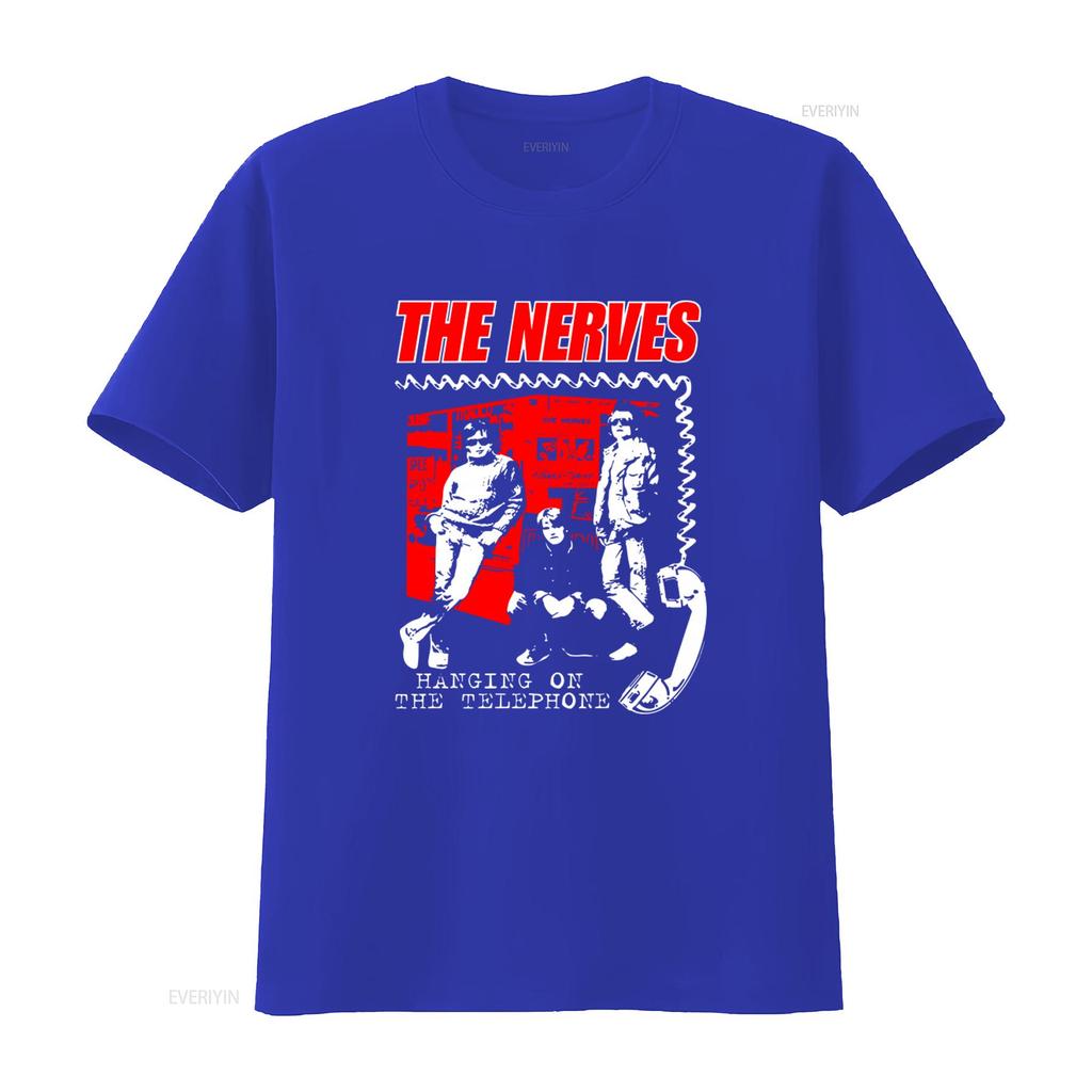 Das Nerven am Telefon hängen T-Shirt für Herren Retro Rockband Design Vintage Gewaschen Lässiges Atmungsaktives Oberteil Für Den Täglichen Gebrauch