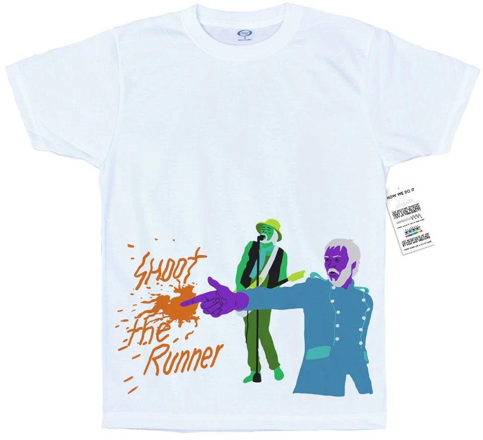 Shoot the Runner Kasabian Inspired Design T Shirt S