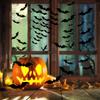 TDHDIKE Halloween Party Supplies & Decorations 140Pcs Realistic PVC 3D Black Scary Bat Wall Stickers for Creepy Home & Indoor Decor DIY Wall Decal