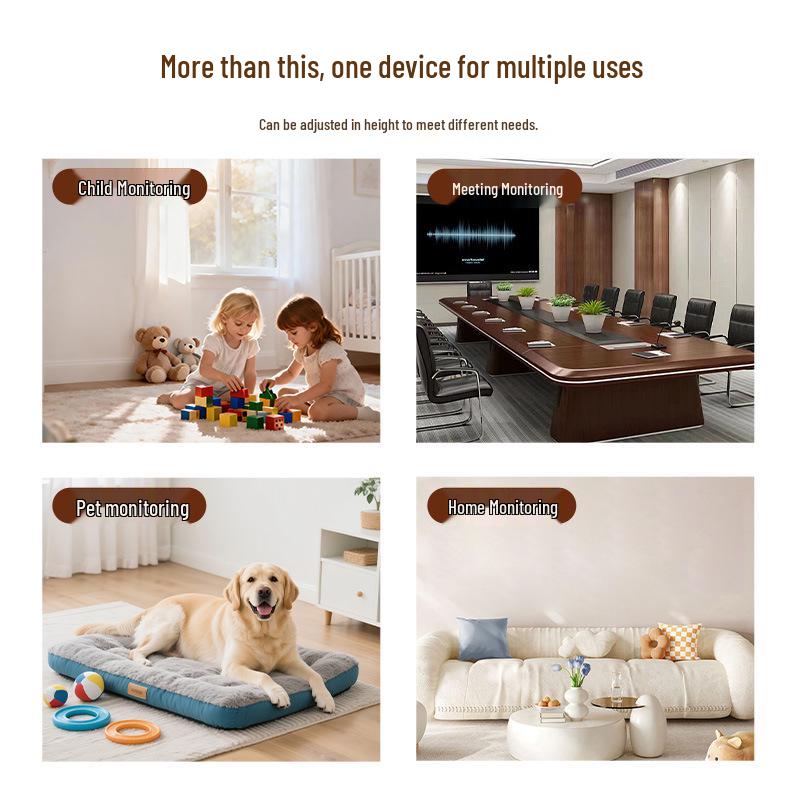 Supporto per fotocamera da pavimento senza fori per monitoraggio culla da interno - Adattamento universale per Xiaomi, Haima, Daddy, Yingshi