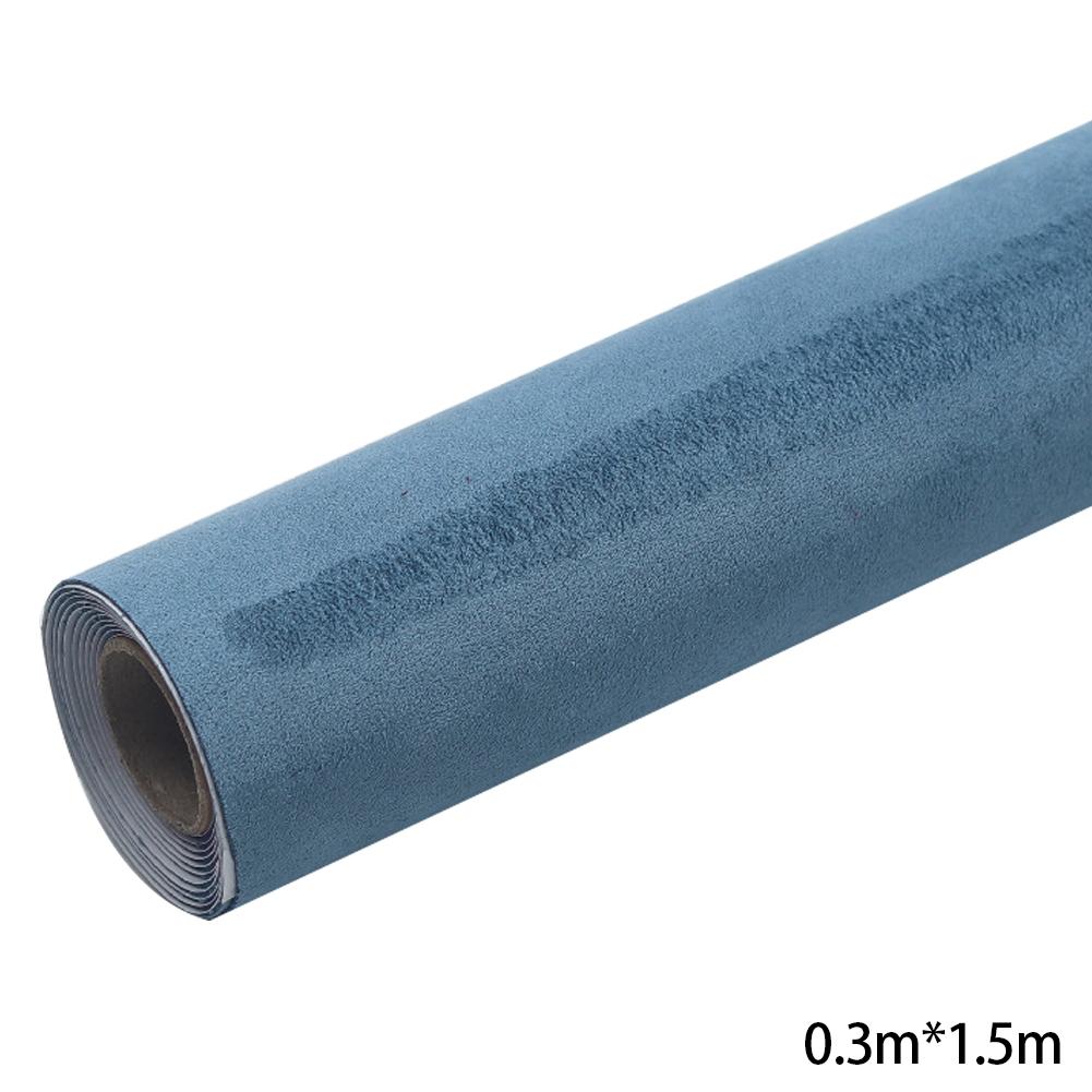 Artificial Suede Self-adhesive Adhesive Cloth Decal Car Interior Modification Door Panel Center Console DIY Sticker
