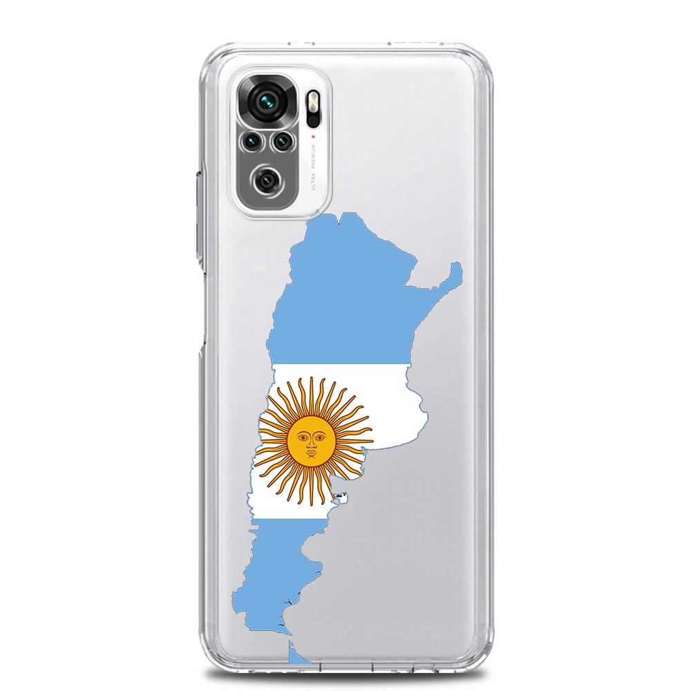 Argentina Soccer 10 Clothing Phone Case For Xiaomi Redmi Note 12 5G 9S 9 8 10 11 Pro Plus 4G 9T 8T 10C 9C 9A 7 Pro Clear Cover