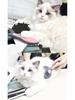 Pet Grooming Comb: Self-Cleaning Brush for Cat & Dog Hair Removal and Massage