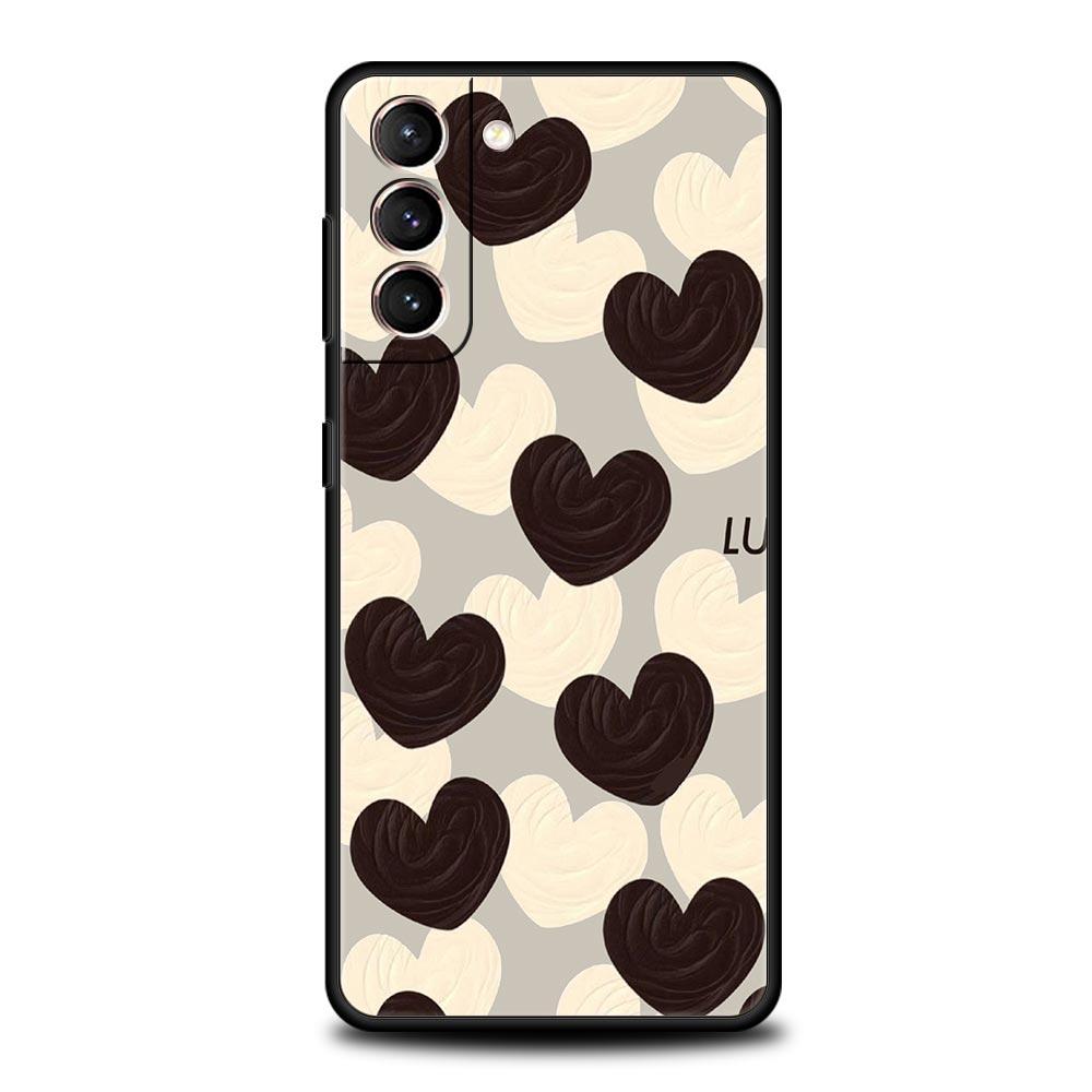 Phone Case For Samsung Galaxy S24 S23 S22 Ultra S20 S21 FE 5G S10 S9 Plus S10E S8 S7 Edge Soft Silicone Cover Cute BEAR