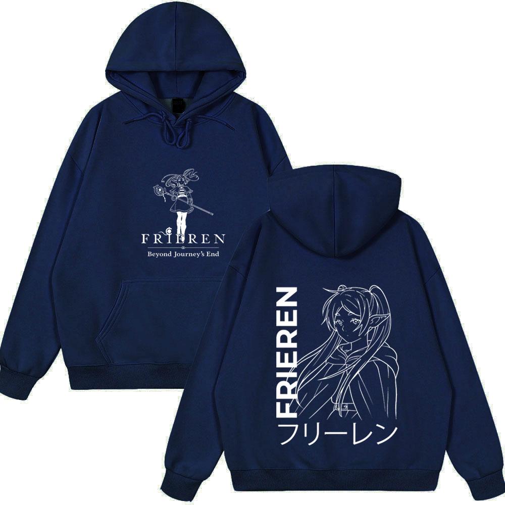 Anime Frieren: Beyond Journey's End Hoodies  Women Clothing Fashion Harajuku Tops Couple Style Wears Winter Fleeece Clothes