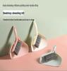 Compact Broom & Dustpan Set, Desktop Sweeper for Hair & Dust, Small Plastic Cleaning Tools