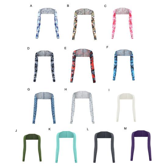 Sciarpa Manica a Braccio Anti-UV Ampia Applicazione Poliestere Comoda da Indossare Coprispalle Fresco Forniture per Esterni