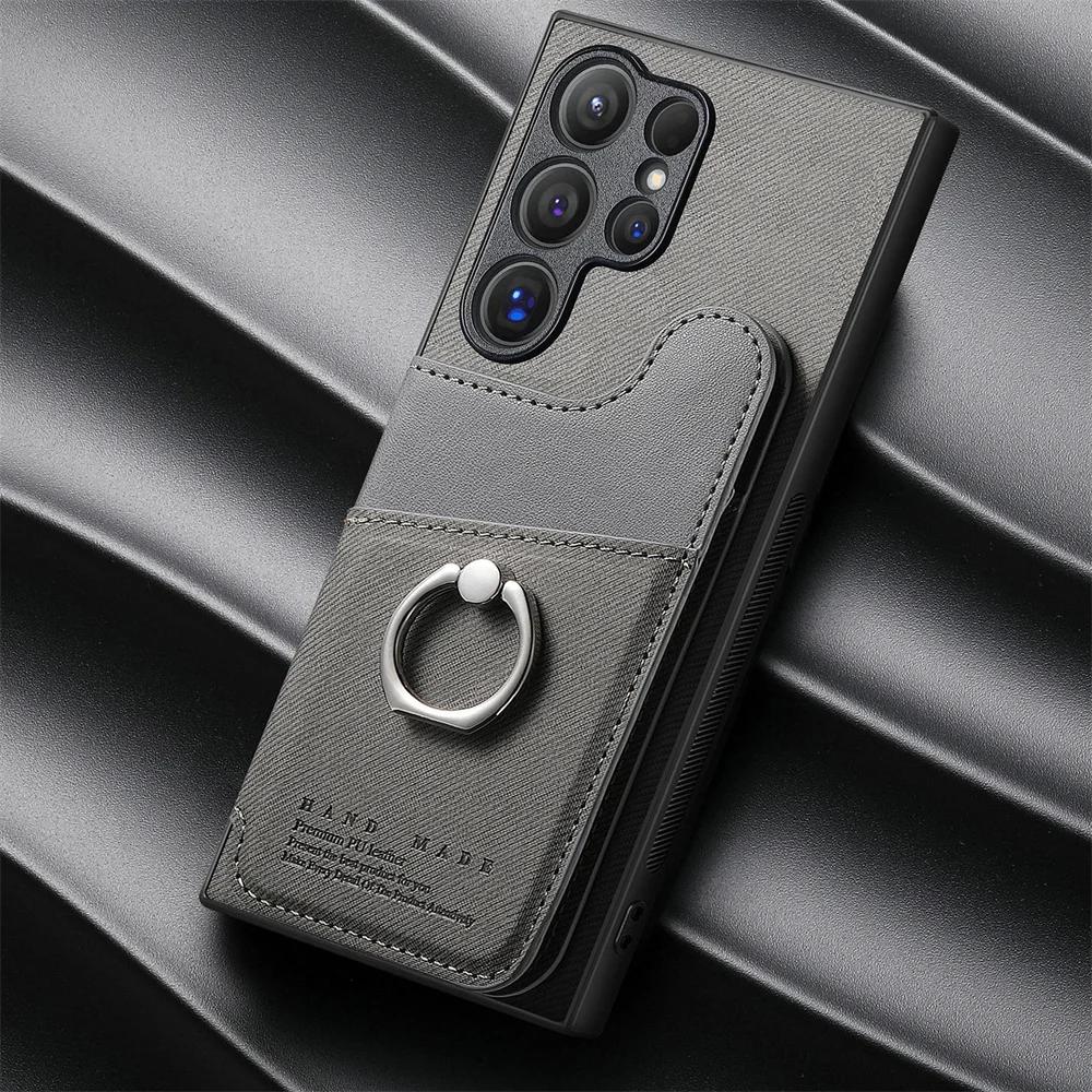 RFID-blockierende magnetische Handyhülle für Samsung S25 Ultra S24 S22 Plus S23 FE A16 A26 A36 A56 A55 5G Brieftasche mit Kartenhalter