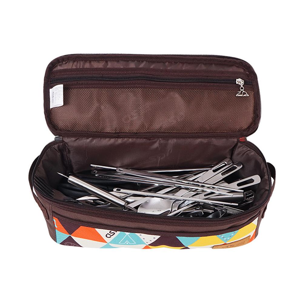 Outdoor Camping Cookware Storage Bag, Camping Barbecue Tableware Storage Bag, Self Driving Travel Makeup Bag, Portable Toiletrie