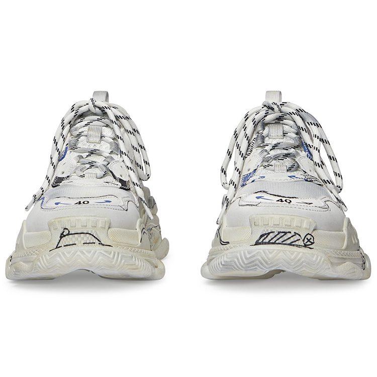 Balenciaga Triple S 'White' Women's 524039W3SRB9014