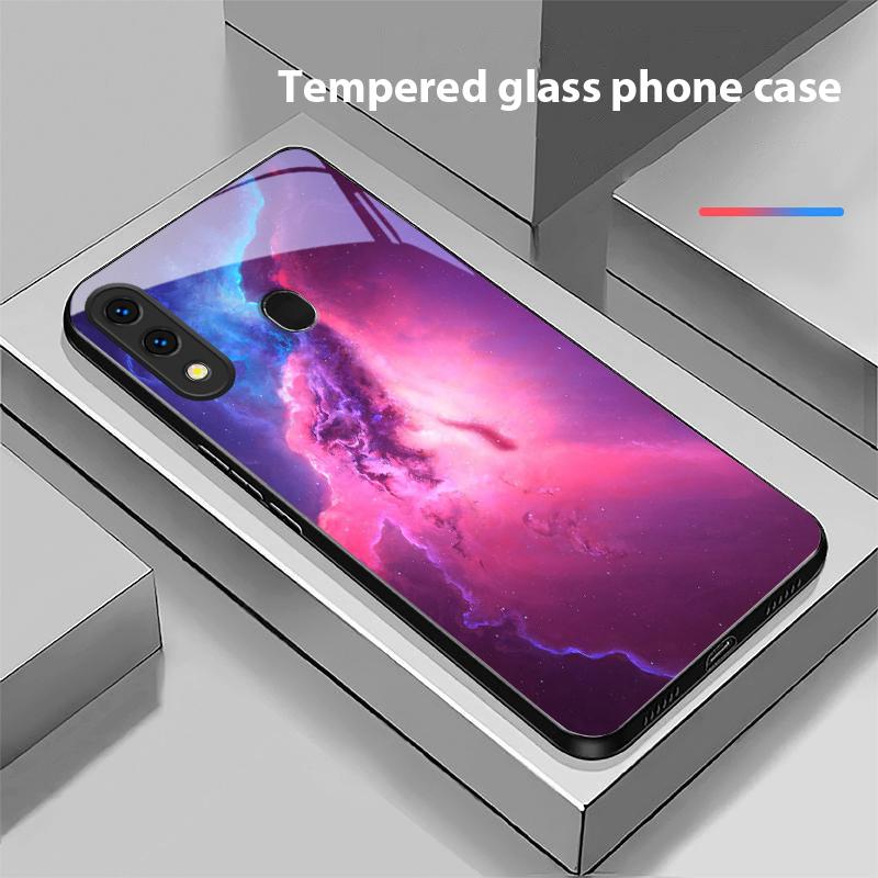Space Nebula Wallpaper For Samsung Galaxy A50 A52 A52s A53 A54 A55 A56 A51 A80 A70 A71 A35 A34 A30 A26 A25 A22 Glass Phone Case