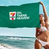 7-E-ELEVENS Microfiber Printed Beach Towel Mountain Climbing Yoga Beach Swimming Running Absorbent Soft Towel
