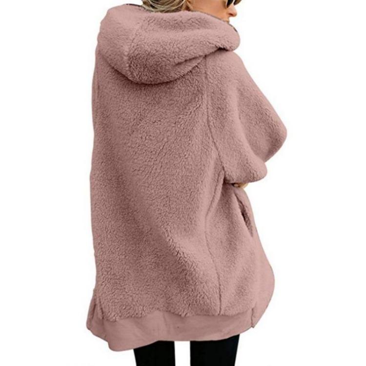 Cozy Hoodie Jacket Hooded Women Plush New Autumn Winter Cardigan Zipper